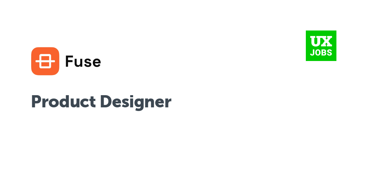 Twitter card for Product Designer at Fuse Energy