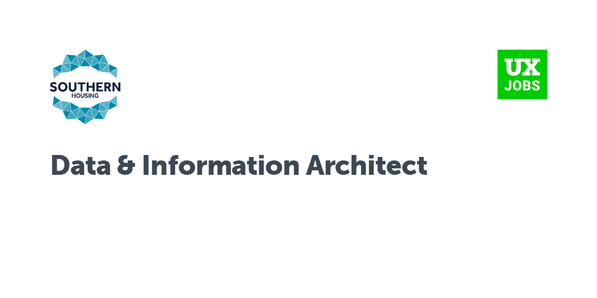 Twitter card for Data & Information Architect at Southern Housing