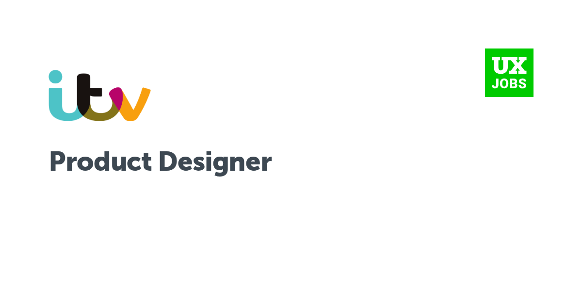 Twitter card for Product Designer at ITV