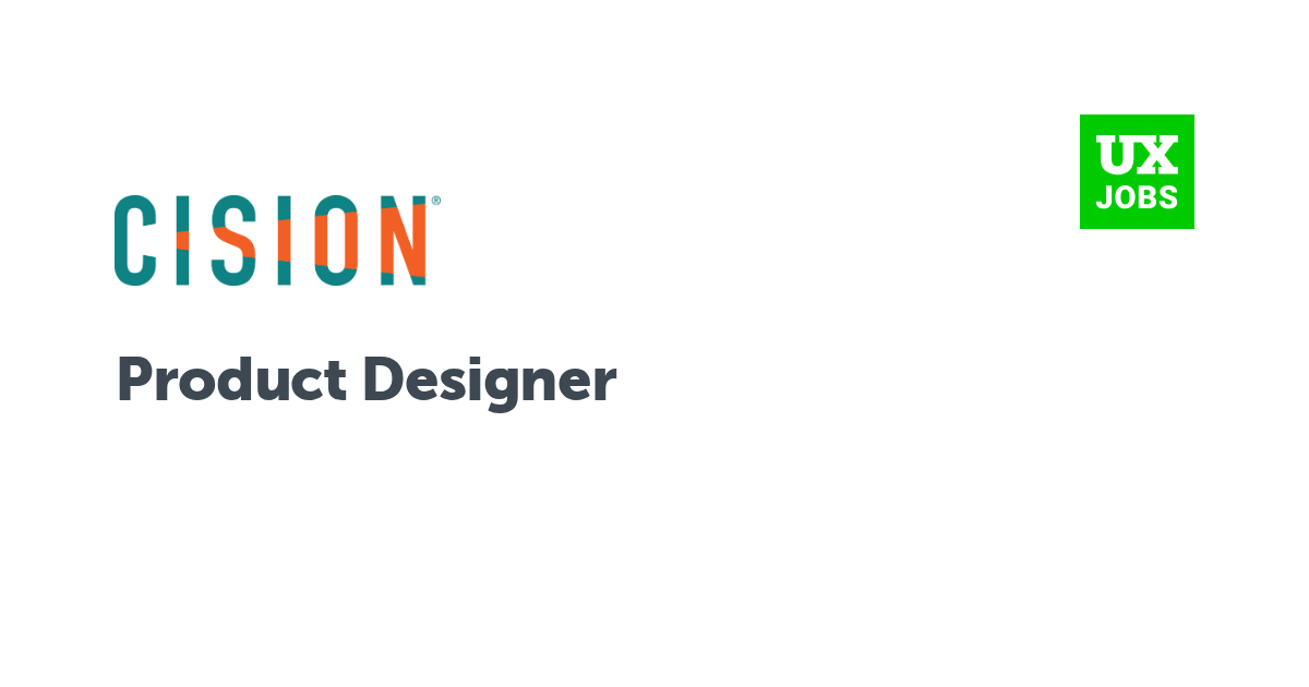 Facebook card for Product Designer at Cision