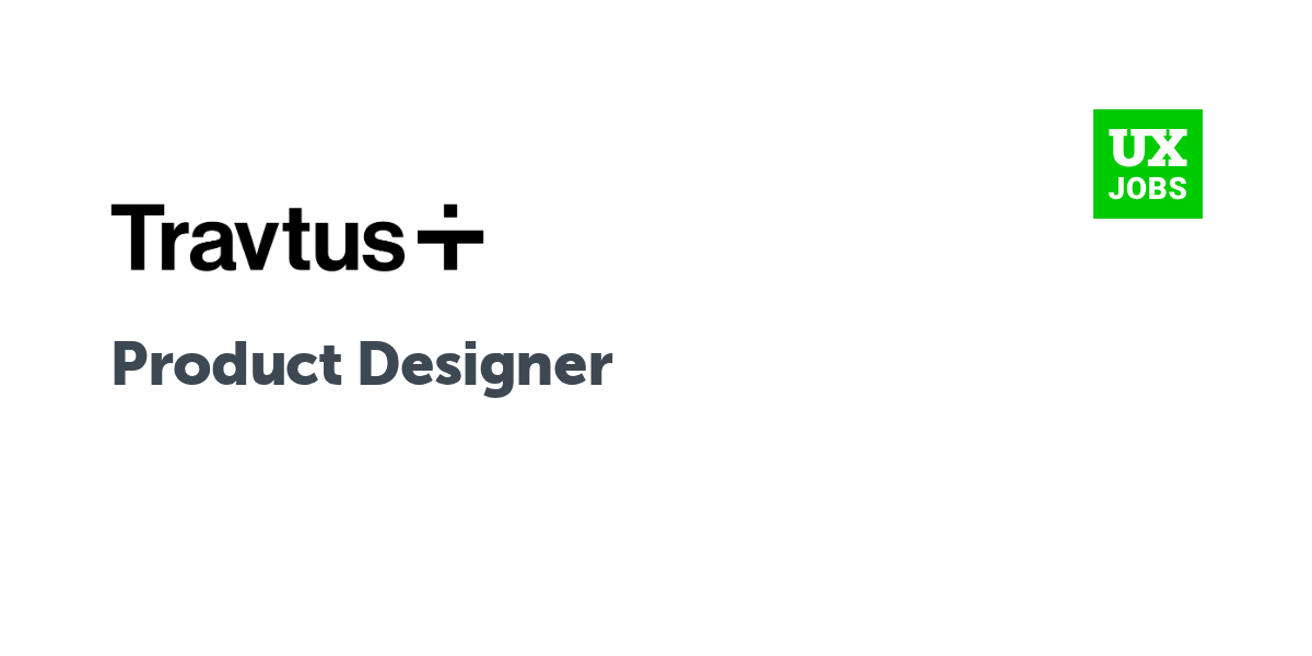 Twitter card for Product Designer at Travtus