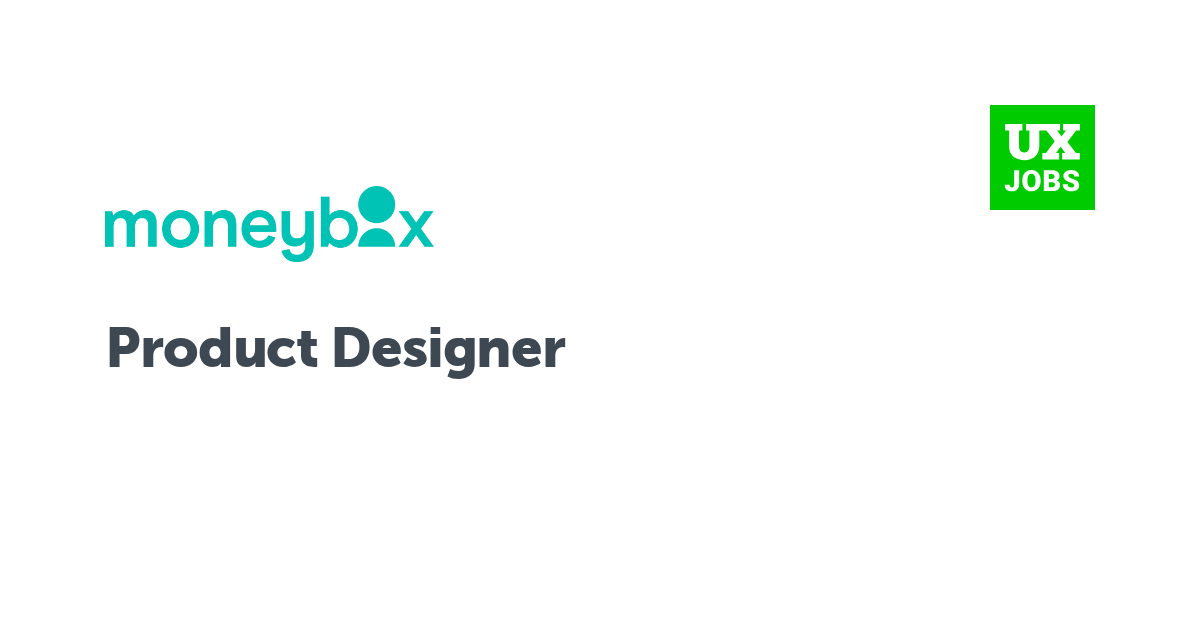 Facebook card for Product Designer at Moneybox