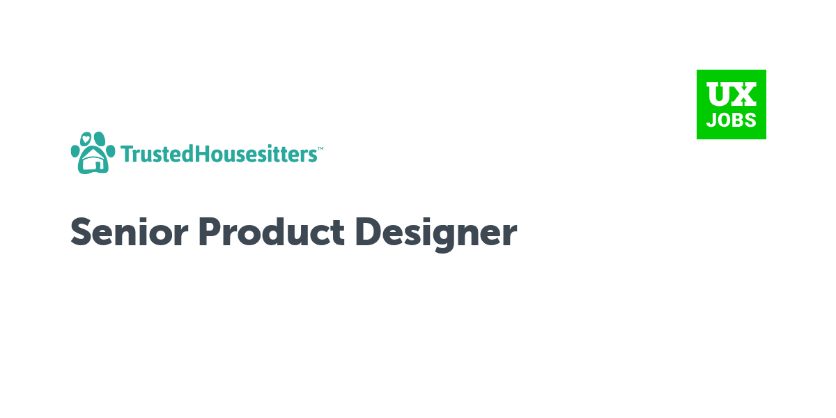 Twitter card for Senior Product Designer at TrustedHousesitters
