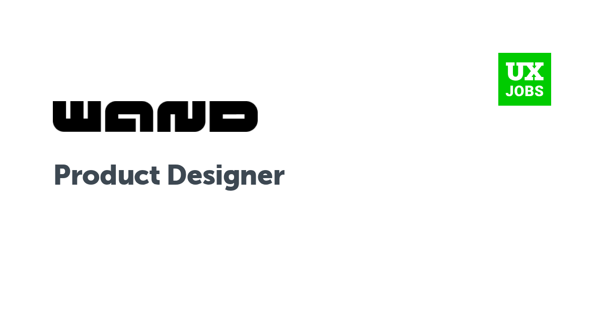 Facebook card for Product Designer at Wand