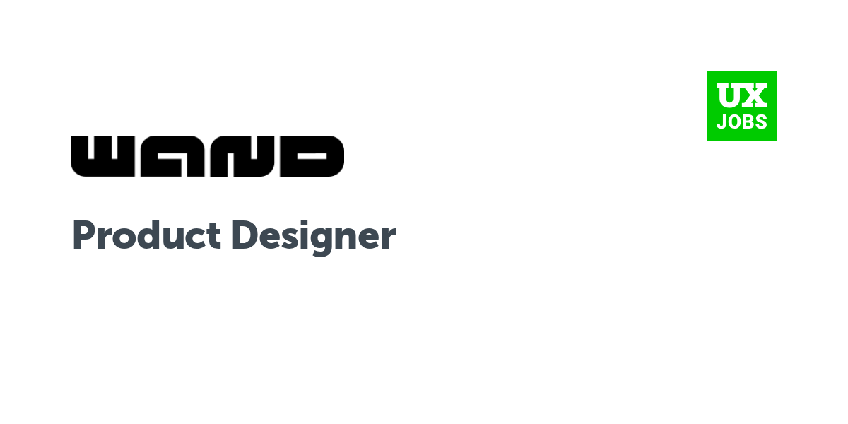 Twitter card for Product Designer at Wand