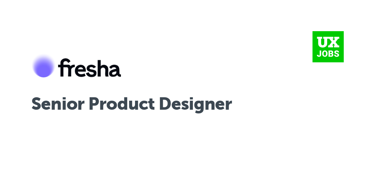 Twitter card for Senior Product Designer at Fresha