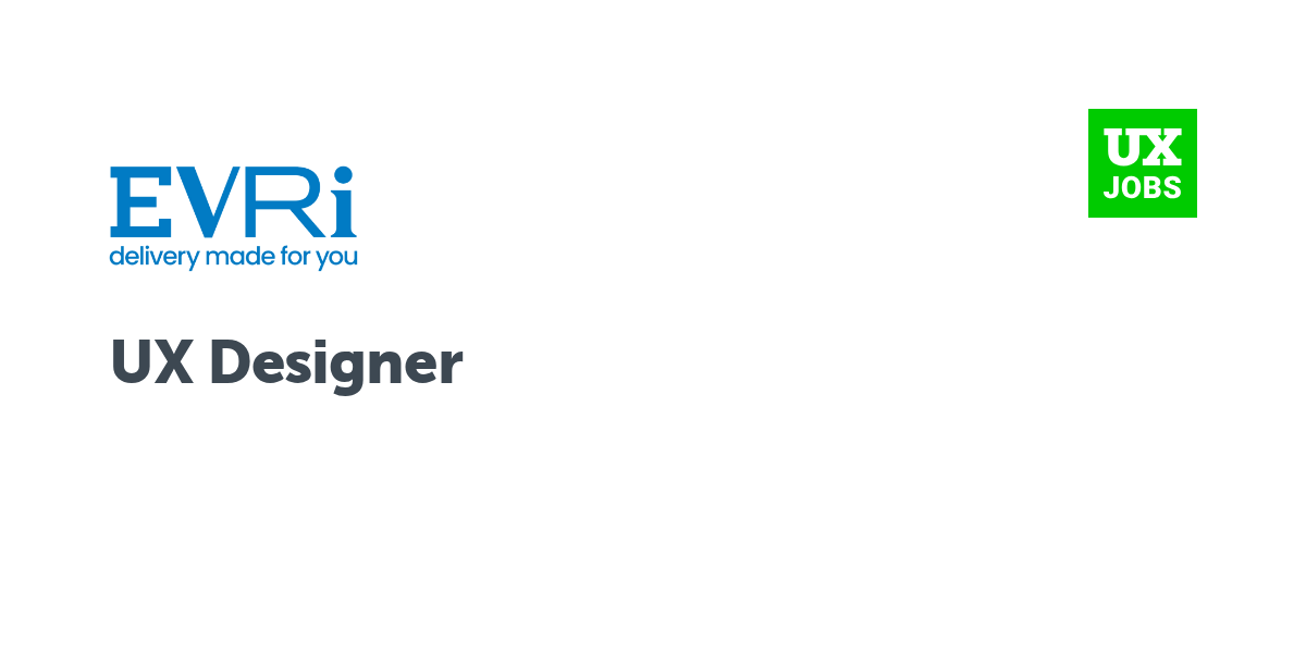 Twitter card for UX Designer at Evri