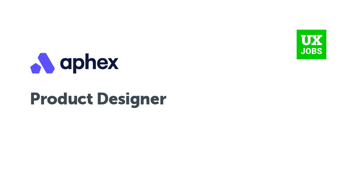 Twitter card for Product Designer at Aphex